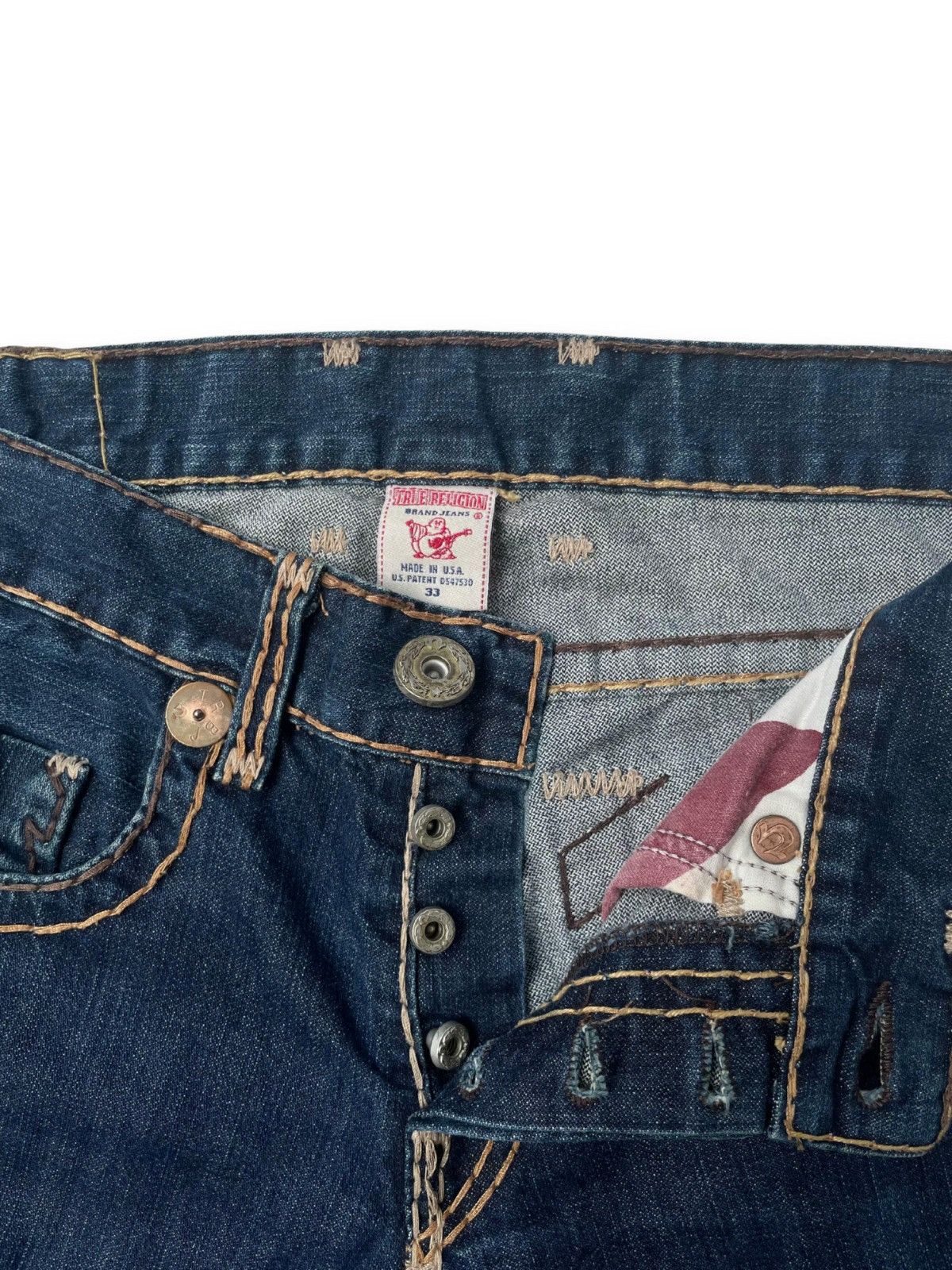 True Religion True Religion Denim Jeans Size US 33 - 3 Thumbnail