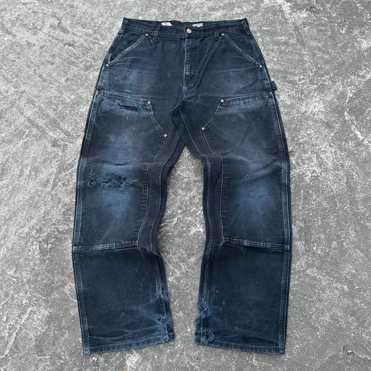 Carhartt (32x30) Grail Crazy Vintage Distressed Carhartt Double Knee Size US 32 / EU 48 - 12 Thumbnail