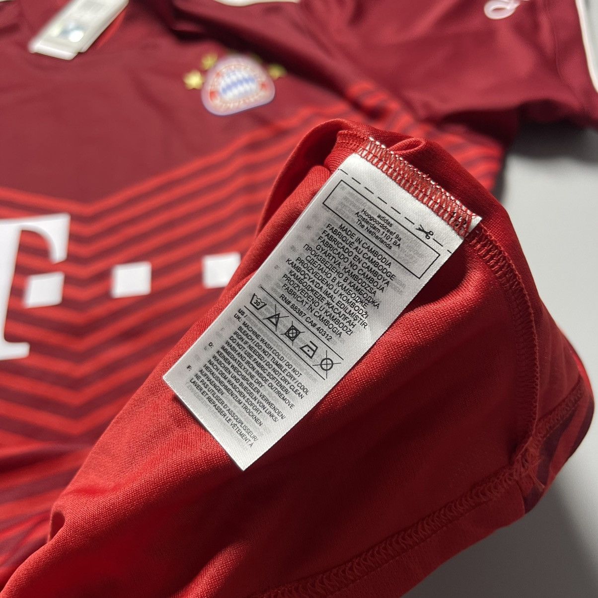 Adidas BAYERN ADIDAS 2021/2022 FOOTBALL SOCCER HOME JERSEY Size US XXL / EU 58 / 5 - 5 Thumbnail