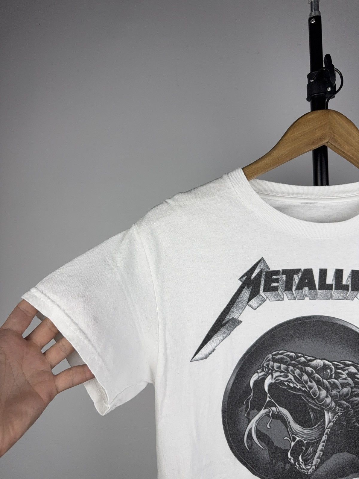 Metallica Vintage 2021 Big Logo Metallica Album Poster Band T Shirt Size US S / EU 44-46 / 1 - 6 Thumbnail
