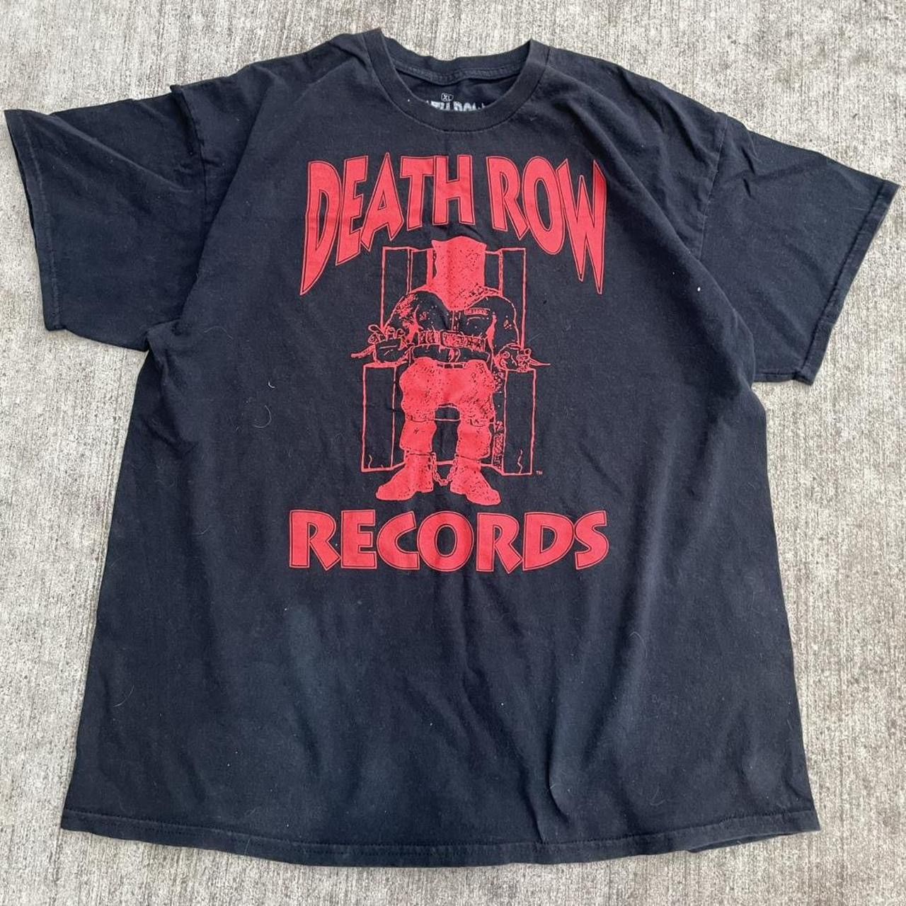 Death Row Records Black+Red Deathrow Records tee Size US XL / EU 56 / 4 - 1 Thumbnail