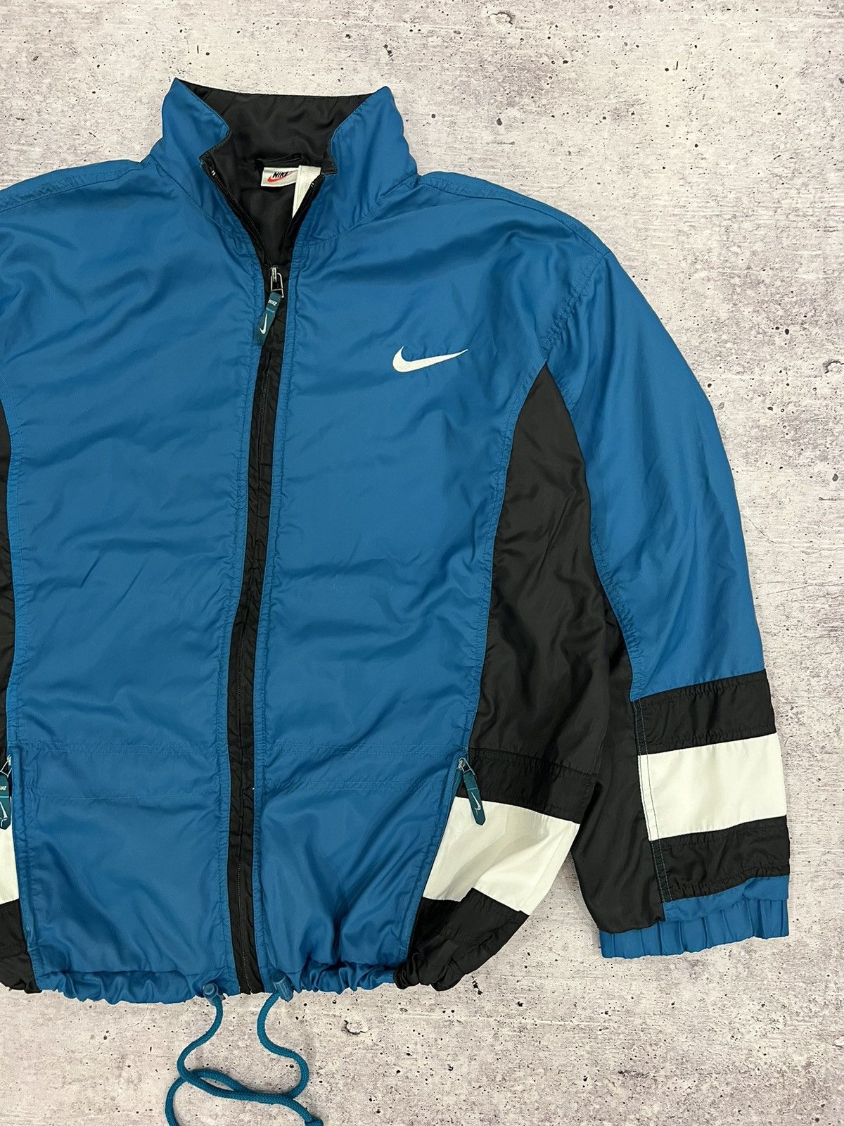 Nike 🩸RARE🩸Nike Vintage 90s Big Logo Jacket Size US L / EU 52-54 / 3 - 4 Thumbnail