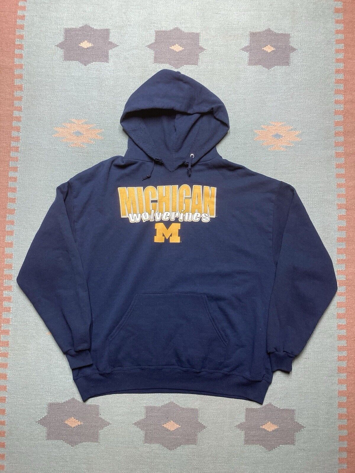Vintage Vtg pullover hoodie university of Michigan wolverines XL Size US XL / EU 56 / 4 - 1 Thumbnail