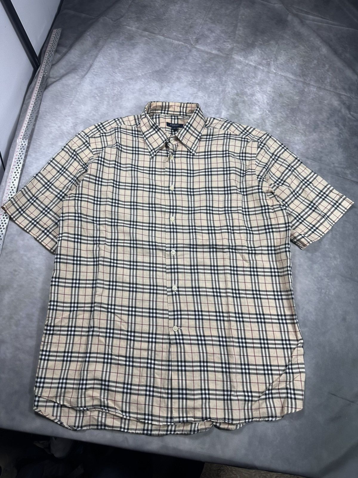 Burberry Vintage Burberry Shirt Nova Check Button Up AOP Oldmoney Size US L / EU 52-54 / 3 - 4 Thumbnail