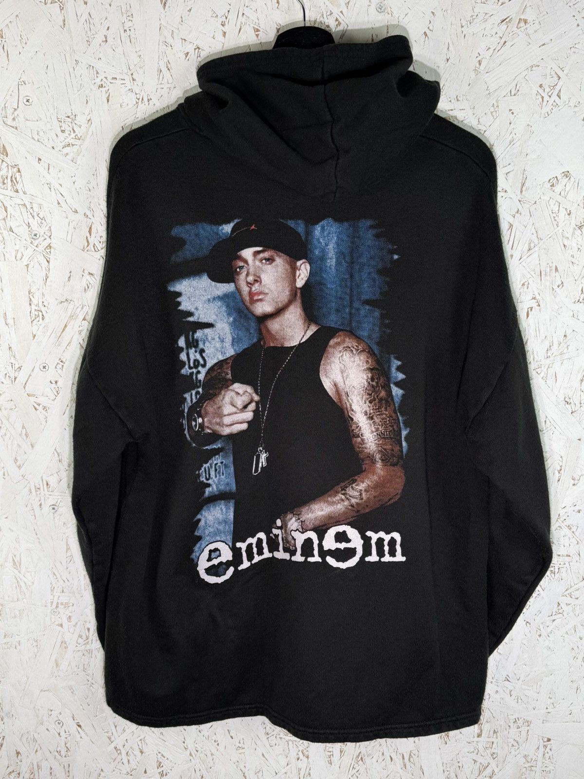 Band Tees 90s Vintage Eminem Usa Rap Band Hoodie Black Size ~XL Size US XL / EU 56 / 4 - 1 Thumbnail