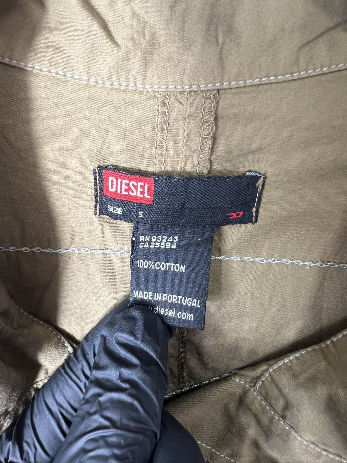 Diesel Vintage military avant garde sk8 y2k Diesel Shirt Dress Size S / US 4 / IT 40 - 6 Thumbnail