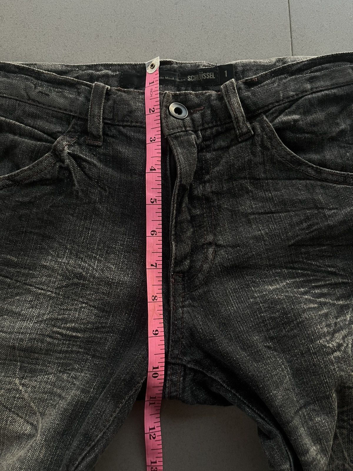 JAPANESE SCHLUSSEL FLARE VKEI BOOT CUT PUNK PANTS DENIM