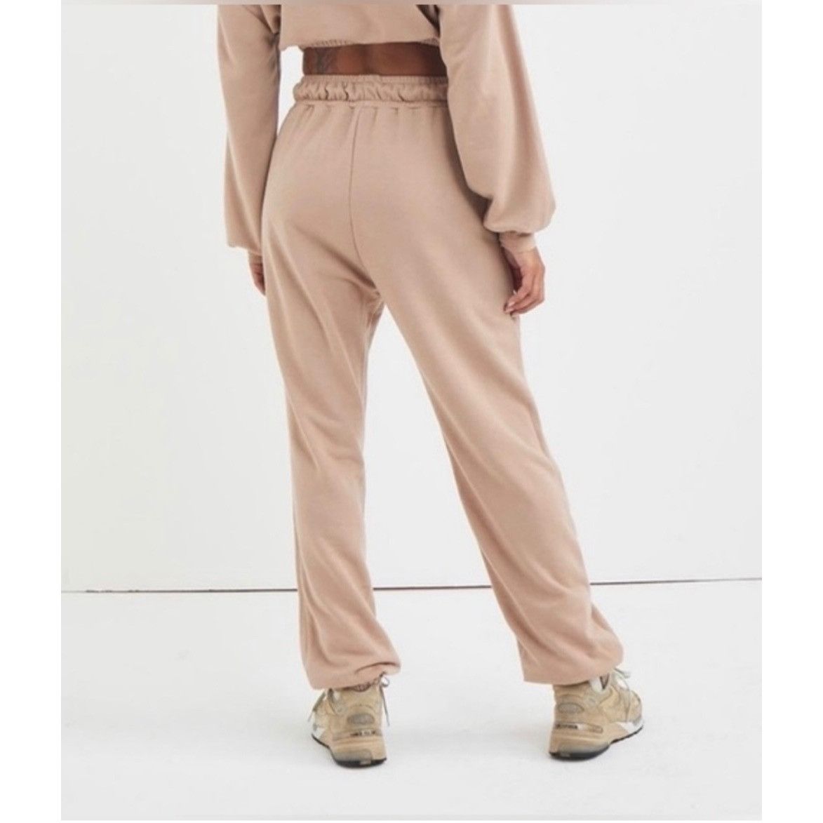 For Love & Lemons NWT For Love & Lemons L Victoria’s Secret Beige Joggers Size 34" / US 12 / IT 48 - 3 Thumbnail