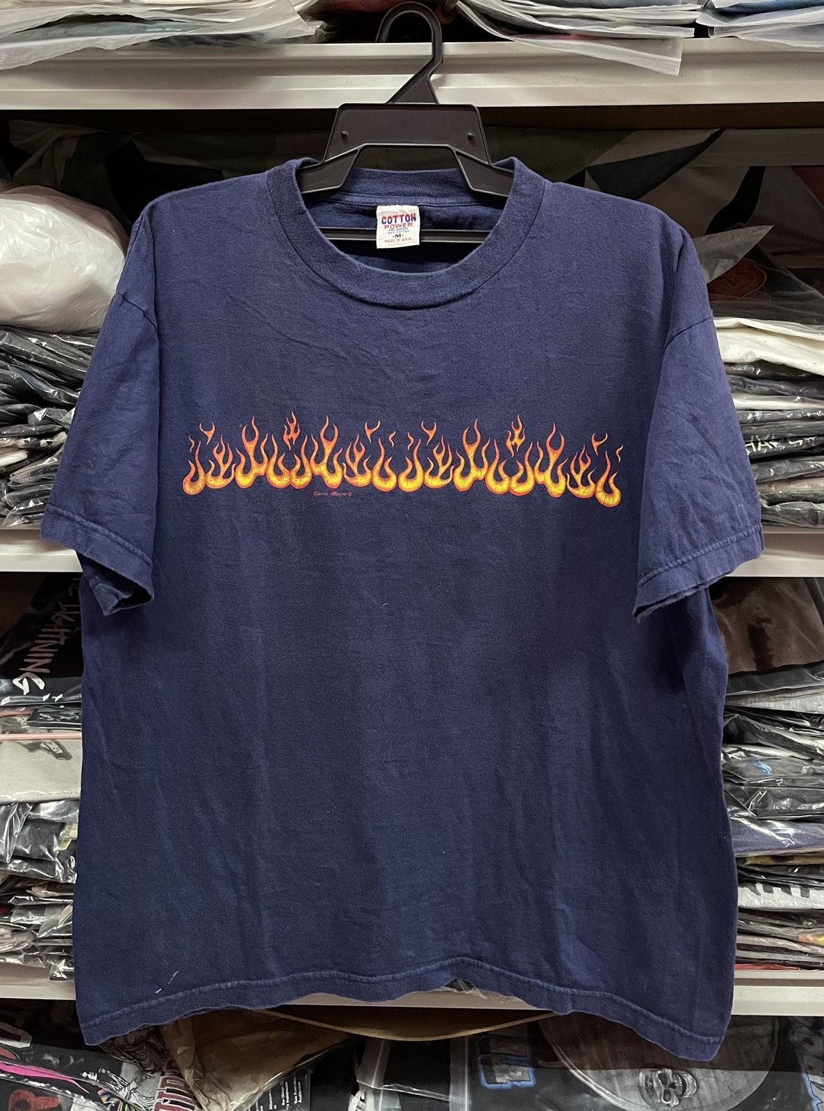 Vintage Vintage 90s Flame Skate Tees🔥🔥🔥 Size US M / EU 48-50 / 2 - 1 Thumbnail