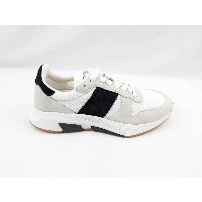 Tom Ford o1rshd1 Low-Top Sneakers in White/Black Size US 9 / EU 42 - 1 Thumbnail