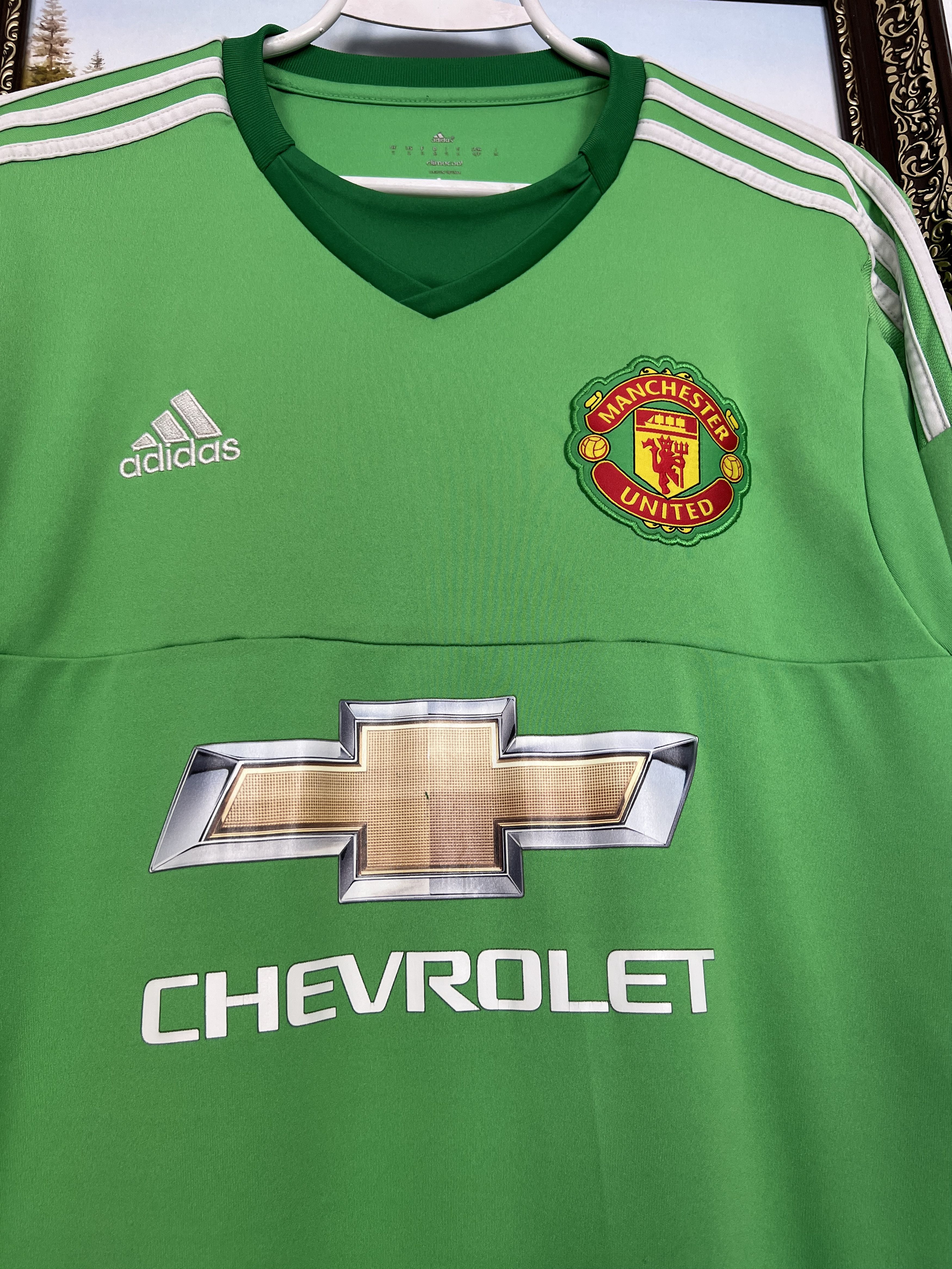 Adidas Manchester United Goalkeeper football shirt 2015 Adidas Size US S / EU 44-46 / 1 - 3 Thumbnail