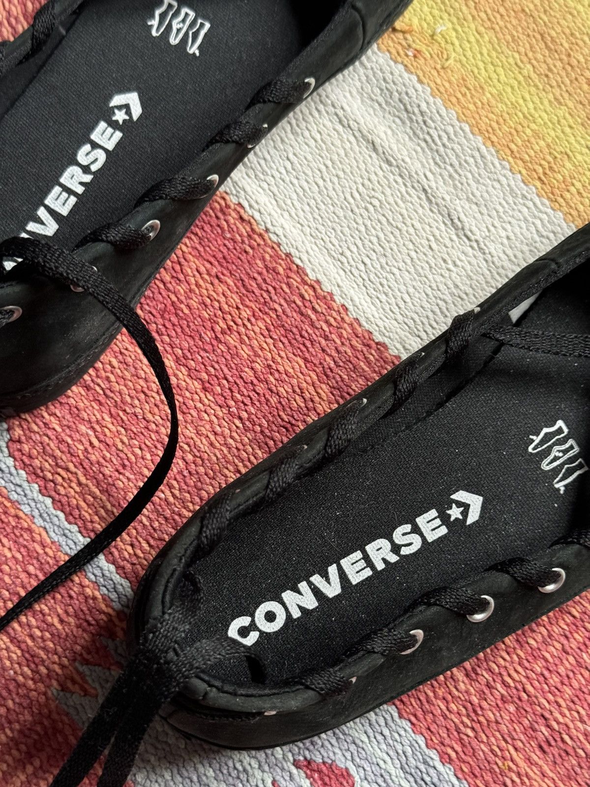 Converse Converse y2k Low Black Ballerina Ballet Flats Shoes Size US 7 / IT 37 - 6 Thumbnail