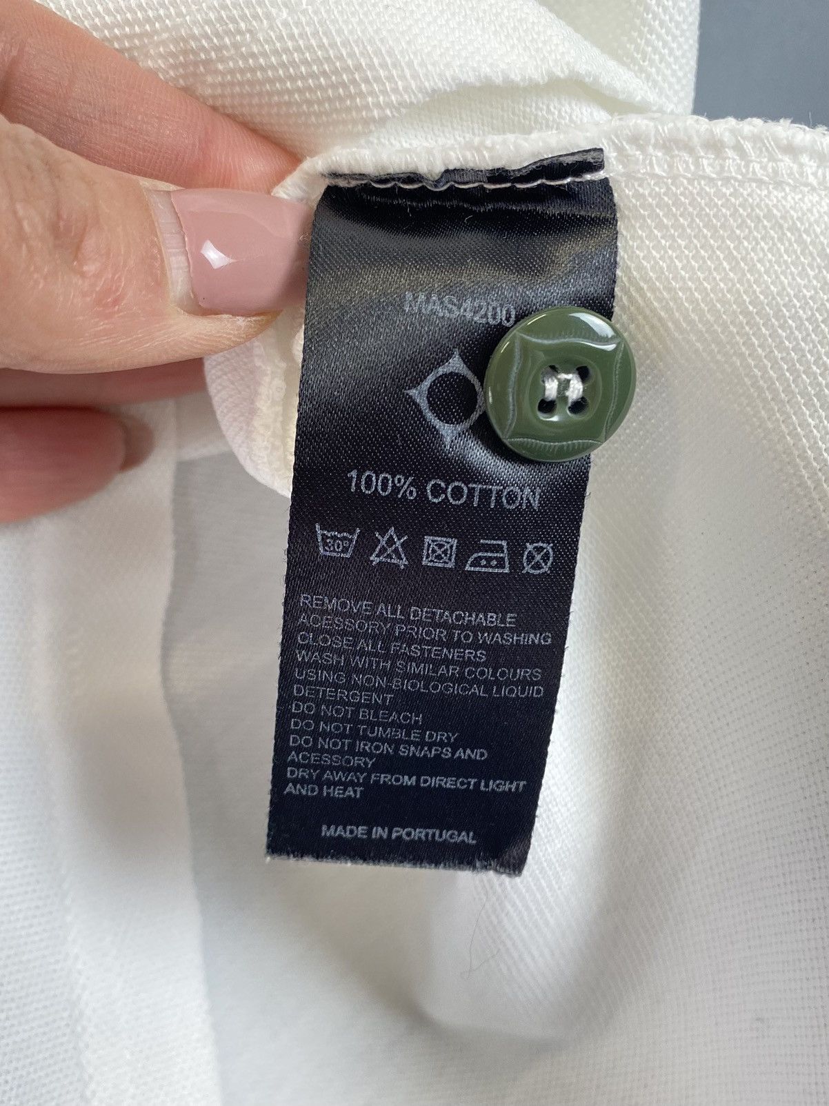 MA.STRUM Ma.Strum Polo Buttons Shirt Men’s Casuals Designer White Top Size US M / EU 48-50 / 2 - 8 Thumbnail