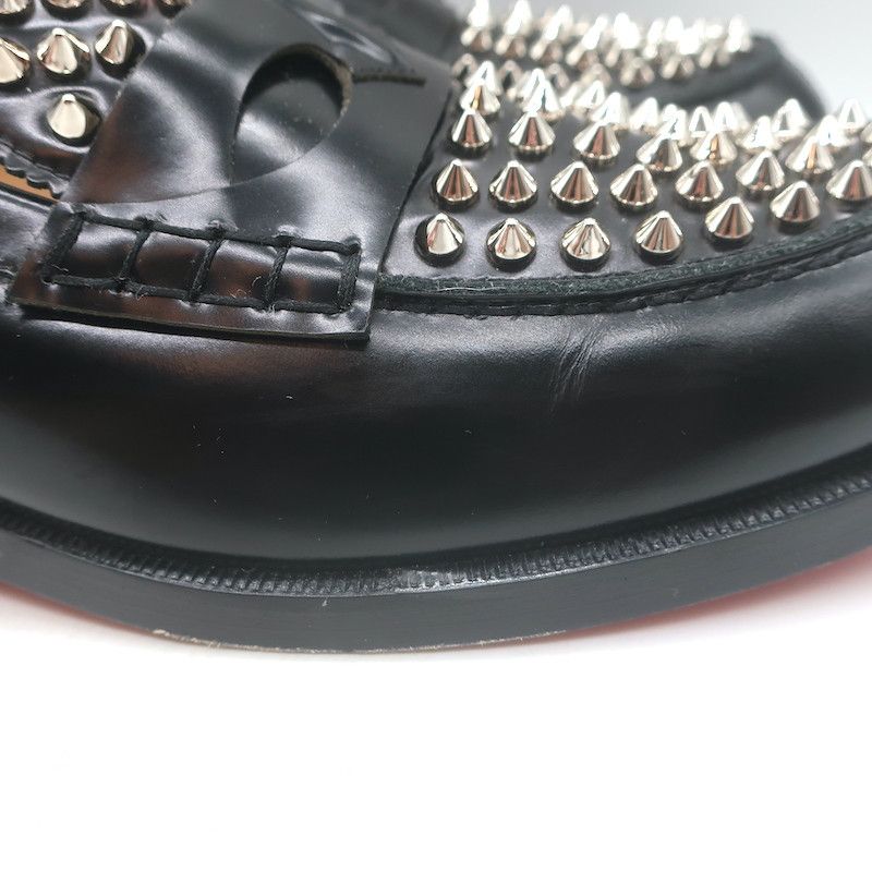 Christian Louboutin Christian Louboutin Montezupik Spike Loafers Black Size 41 Size US 8.5 / EU 41-42 - 4 Thumbnail