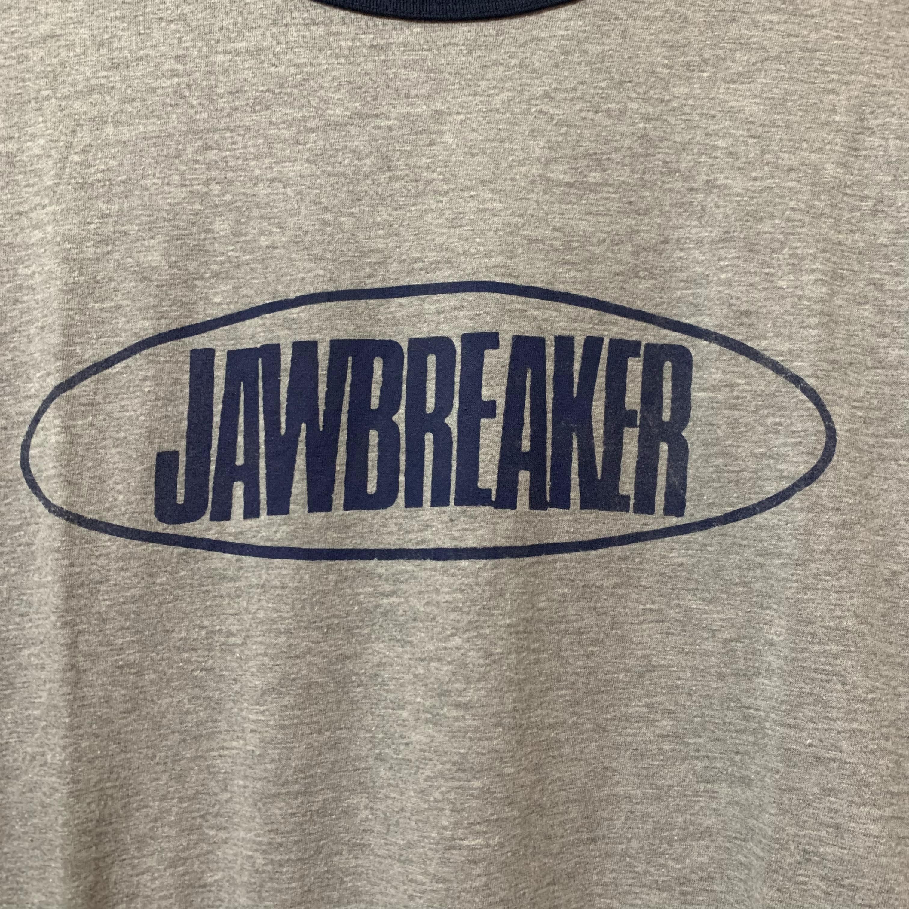 Band Tees Jawbreaker Oval Logo Ringer Size US XL / EU 56 / 4 - 3 Thumbnail
