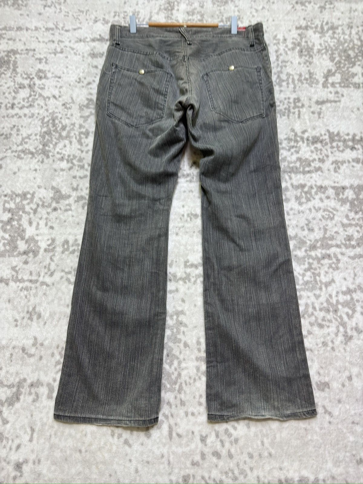 Japanese Brand Vintage Blueway Pinstriped Double Pocket Worker Style Size US 36 / EU 52 - 2 Thumbnail