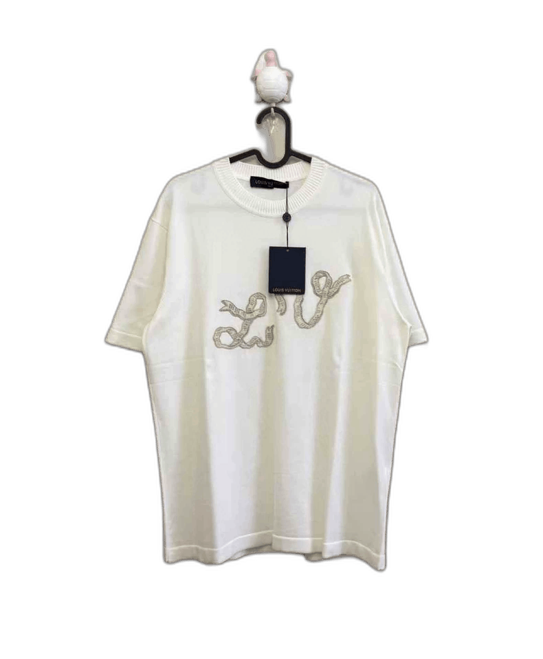 Louis Vuitton LV White Snake Embroidery Short Sleeve Size US L / EU 52-54 / 3 - 1 Thumbnail