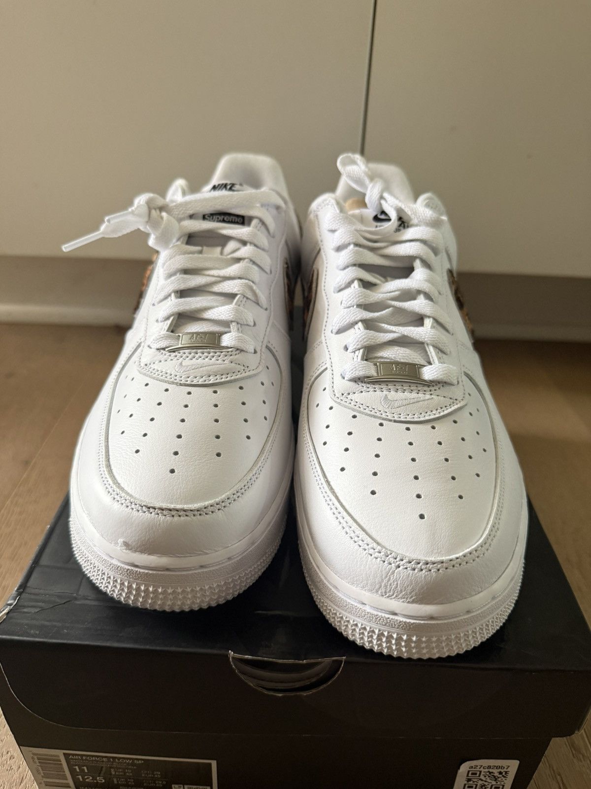 GOODENOUGH × Supreme Nike Supreme Air Force 1 x GOODENOUGH White/size 11 DS New Size US 11 / EU 44 - 2 Thumbnail
