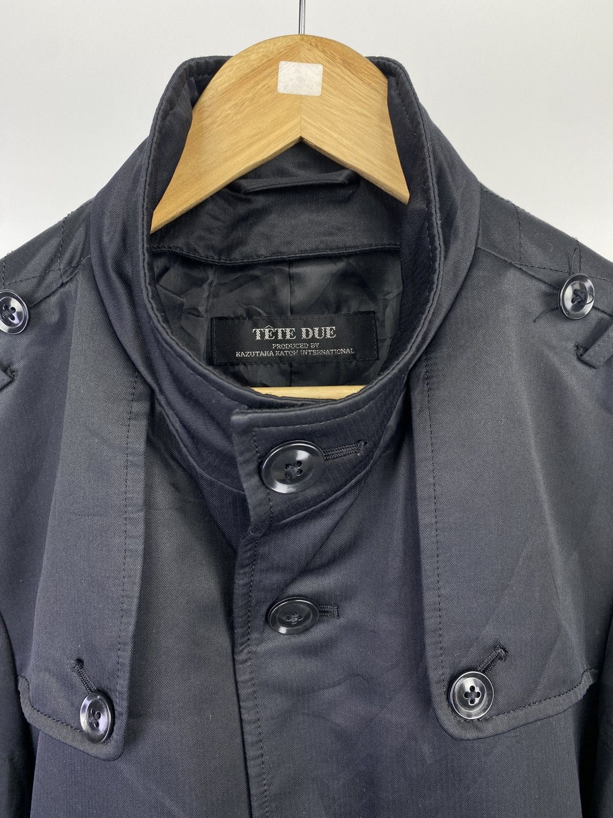 Japanese Brand Tete due by Kazutaka Katoh nylon Trench Coat Size US L / EU 52-54 / 3 - 2 Thumbnail