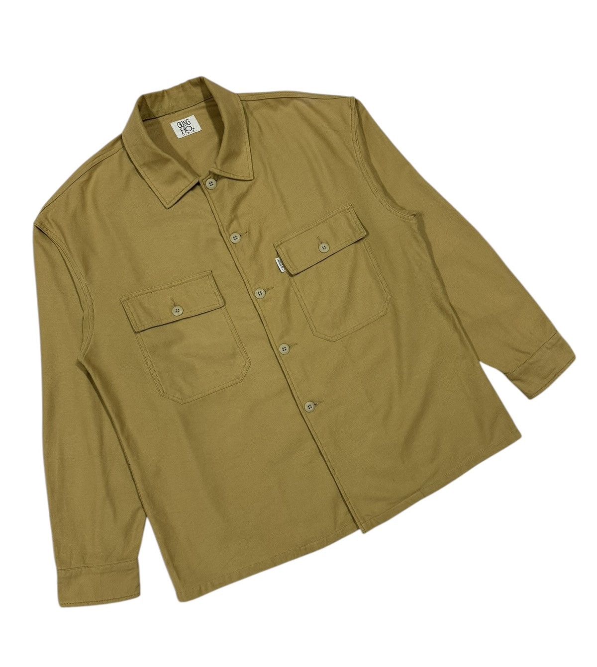 Mister Freedom × Toyo Enterprises Gung Ho Usa Cotton Chef Shirt jacket Size US M / EU 48-50 / 2 - 5 Thumbnail