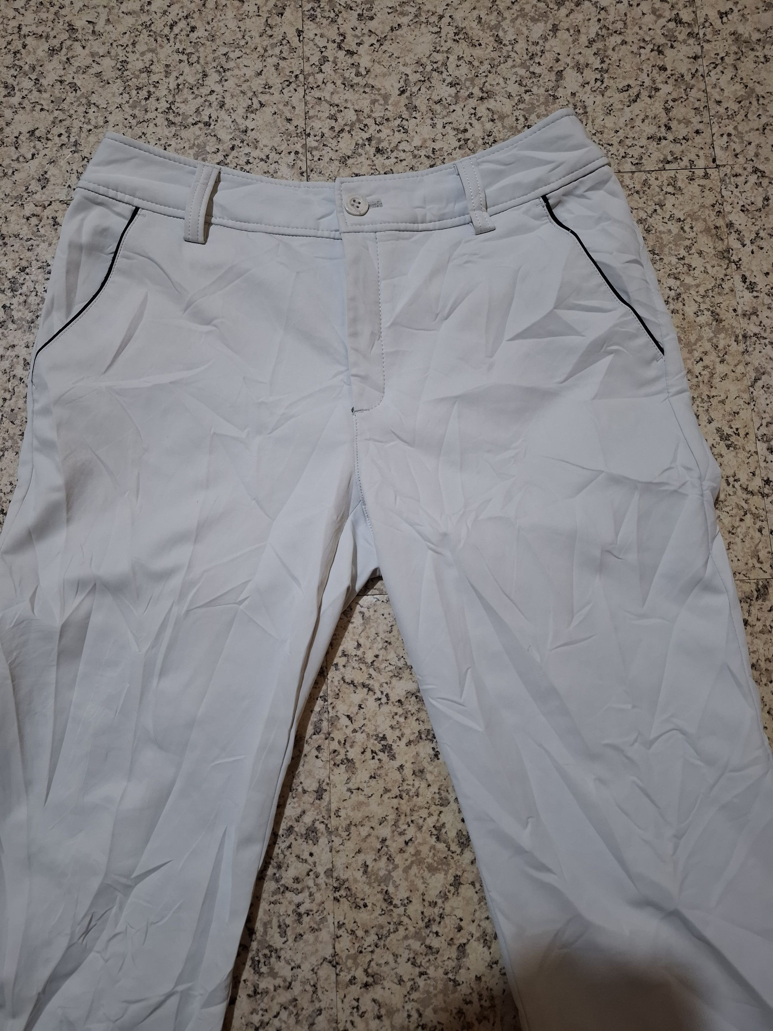 Courreges Courrèges Sport Futur White Piping Flare Trousers Size US 28 / EU 44 - 2 Thumbnail