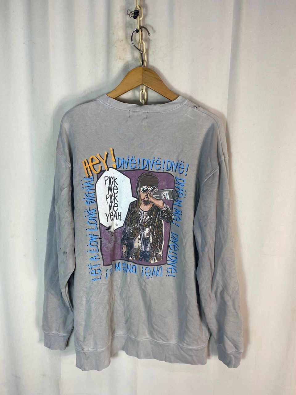 Other Bends backhit printed distressed sweatshirt Size US L / EU 52-54 / 3 - 13 Thumbnail