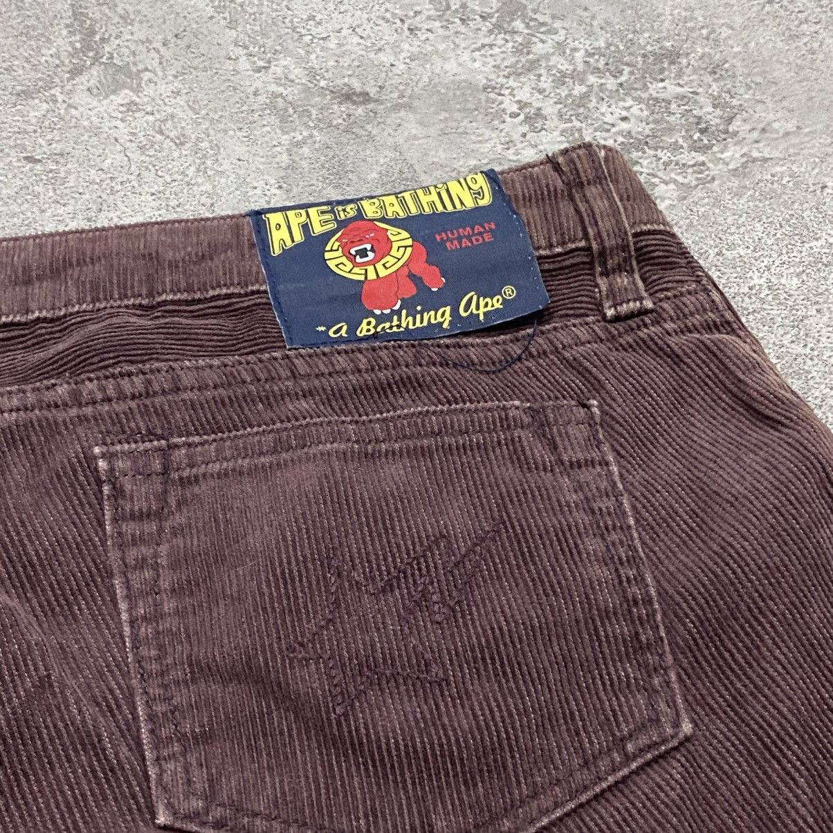 Bape Bape Sta Corduroy Brown Long Pants Size 32" / US 10 / IT 46 - 4 Thumbnail