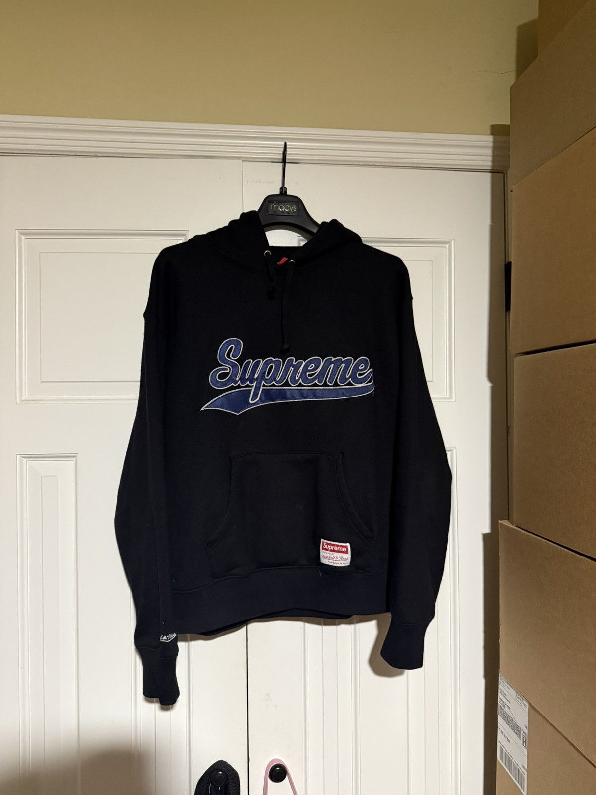 Mitchell & Ness × NCAA × Supreme Supreme NCAA Georgetown Hoyas Hoodie Size US M / EU 48-50 / 2 - 1 Thumbnail