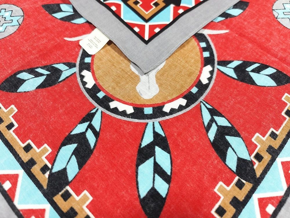 RRL Ralph Lauren RRL Vintage Rodeo Cowboy Bandanna COTTON Scarf handkerchief Size ONE SIZE - 5 Thumbnail
