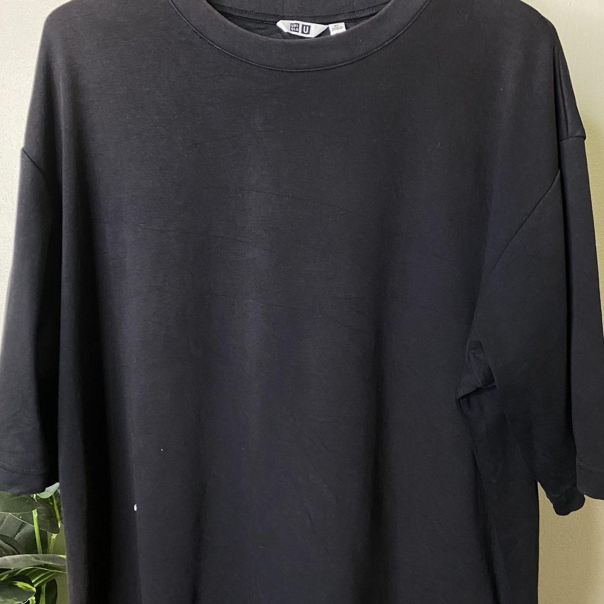 Christophe Lemaire × Lemaire × Uniqlo Uniqlo x Christophe Lemaire Black Blank Airism Oversized Tee Size US XL / EU 56 / 4 - 2 Thumbnail