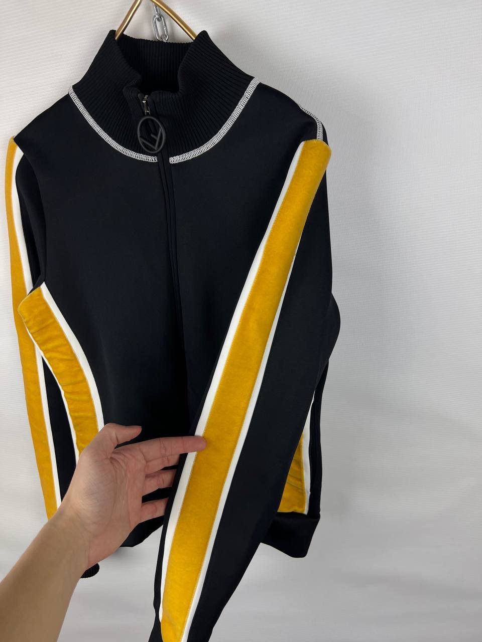 Fendi Fendi Roma velvet-trumped stretch-ponte jacket woman size 38 Size XS / US 0-2 / IT 36-38 - 9 Thumbnail