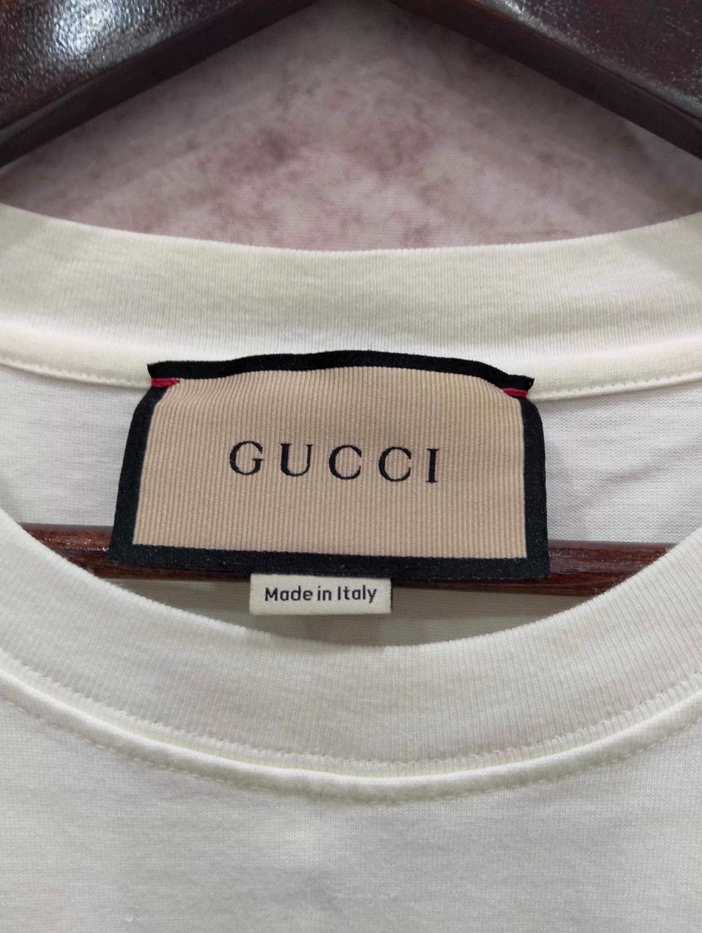 Gucci Gucci White Blade Lightning S/S Crew Tee L Size US L / EU 52-54 / 3 - 4 Thumbnail