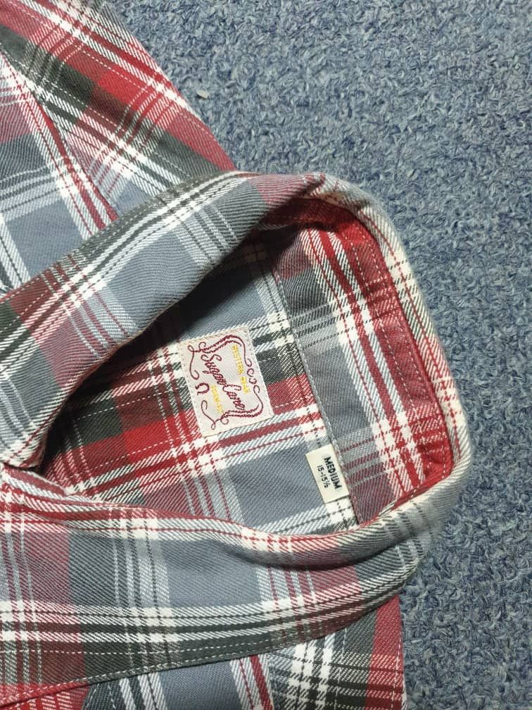 Japanese Brand 💥Sugarcane checkered Japanese brand western shirt Size US L / EU 52-54 / 3 - 4 Thumbnail