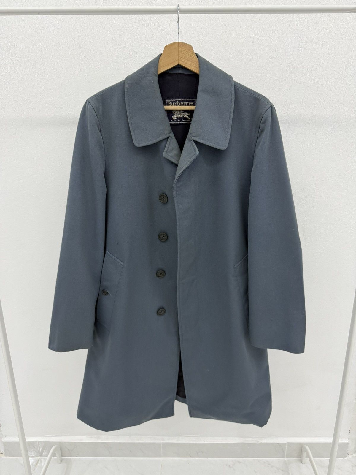 Burberry Vintage 1990s Burberry’s Coat Made in ENGLAND Casual Style Size S / US 4 / IT 40 - 1 Thumbnail