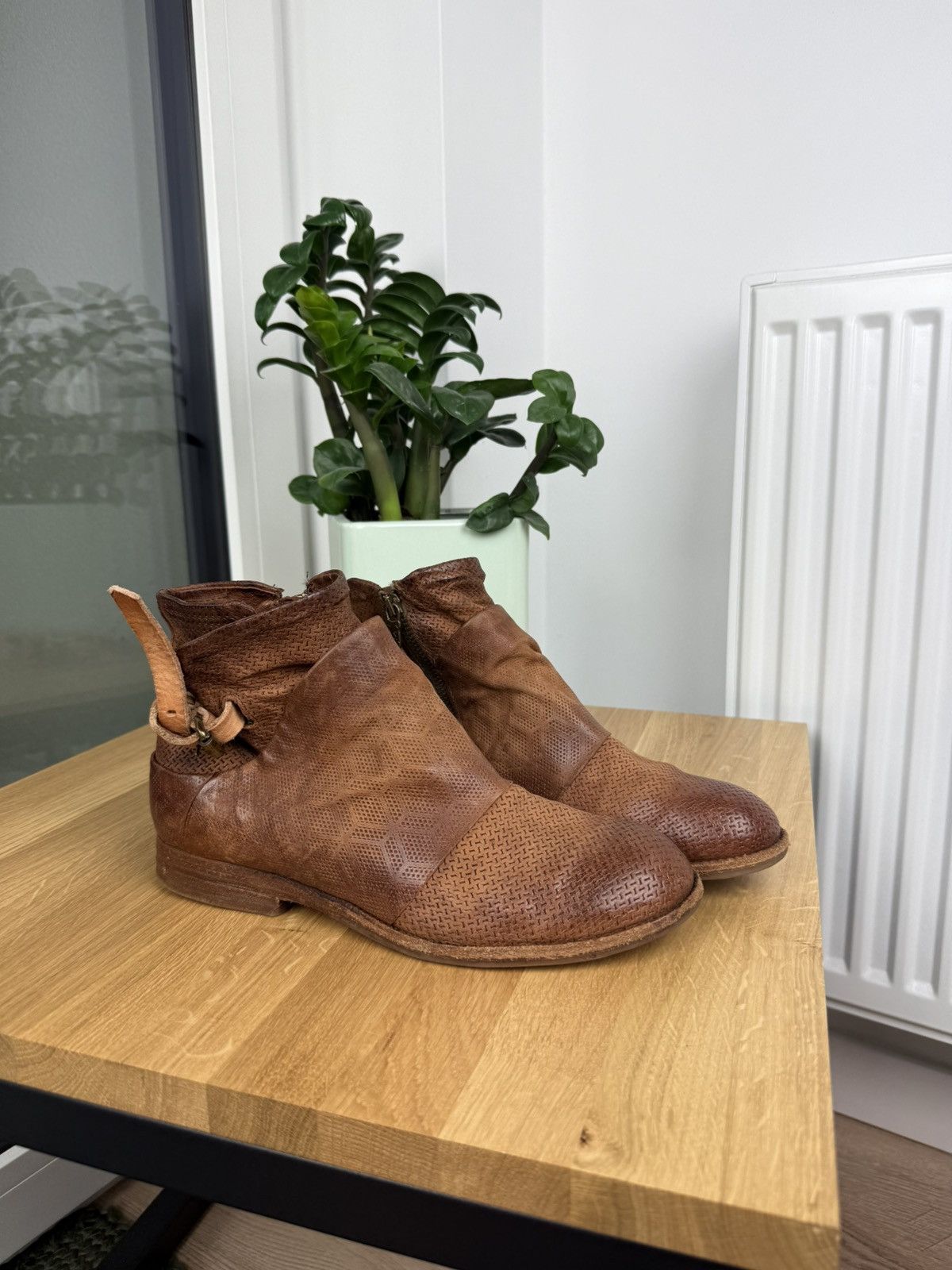 A.S.98 A.S 98 Brown Calfskin Leather Women’s Boots Size 39 Size US 9 / IT 39 - 6 Thumbnail
