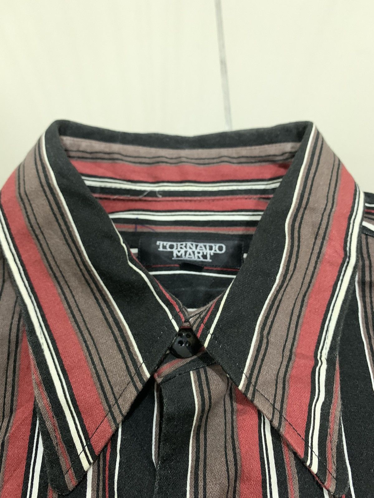 Tornado Mart Tornado Mart Striped Button Up Shirt Size US M / EU 48-50 / 2 - 3 Thumbnail