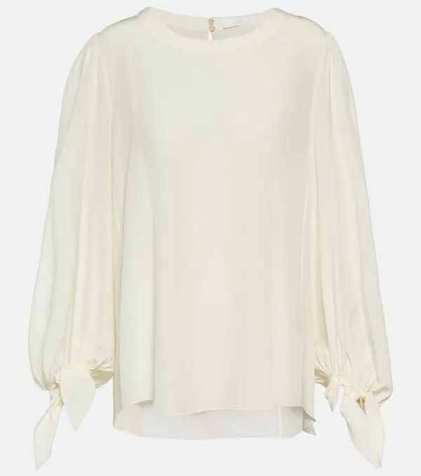 o1y0825 Silk Blouse in Ivory