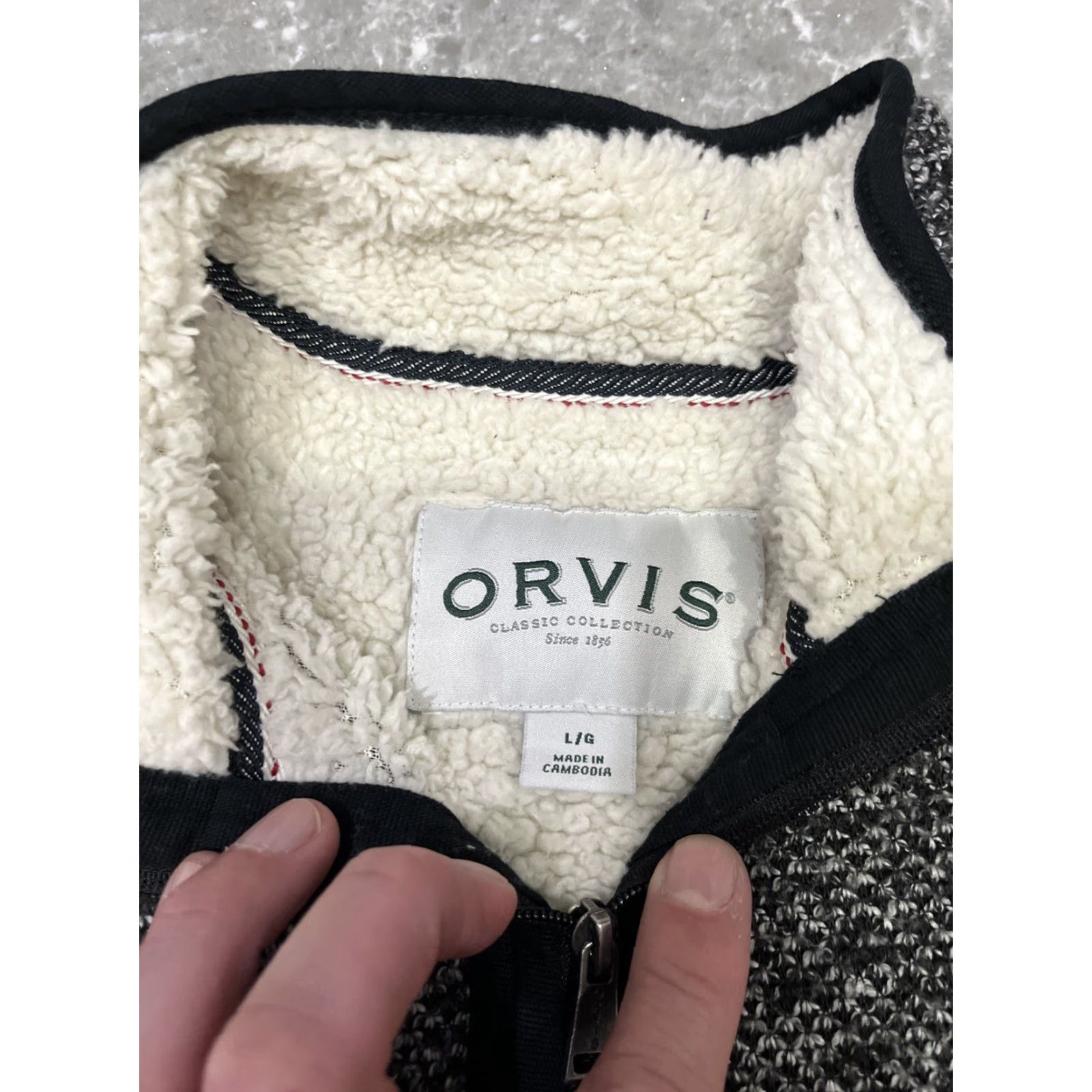 Orvis VINTAGE Orvis Men Sweatshirt 1/4 Zip Pullover Sherpa Lined Gray L Sweatshirt Mens Polar Fleece? Size US L / EU 52-54 / 3 - 2 Thumbnail