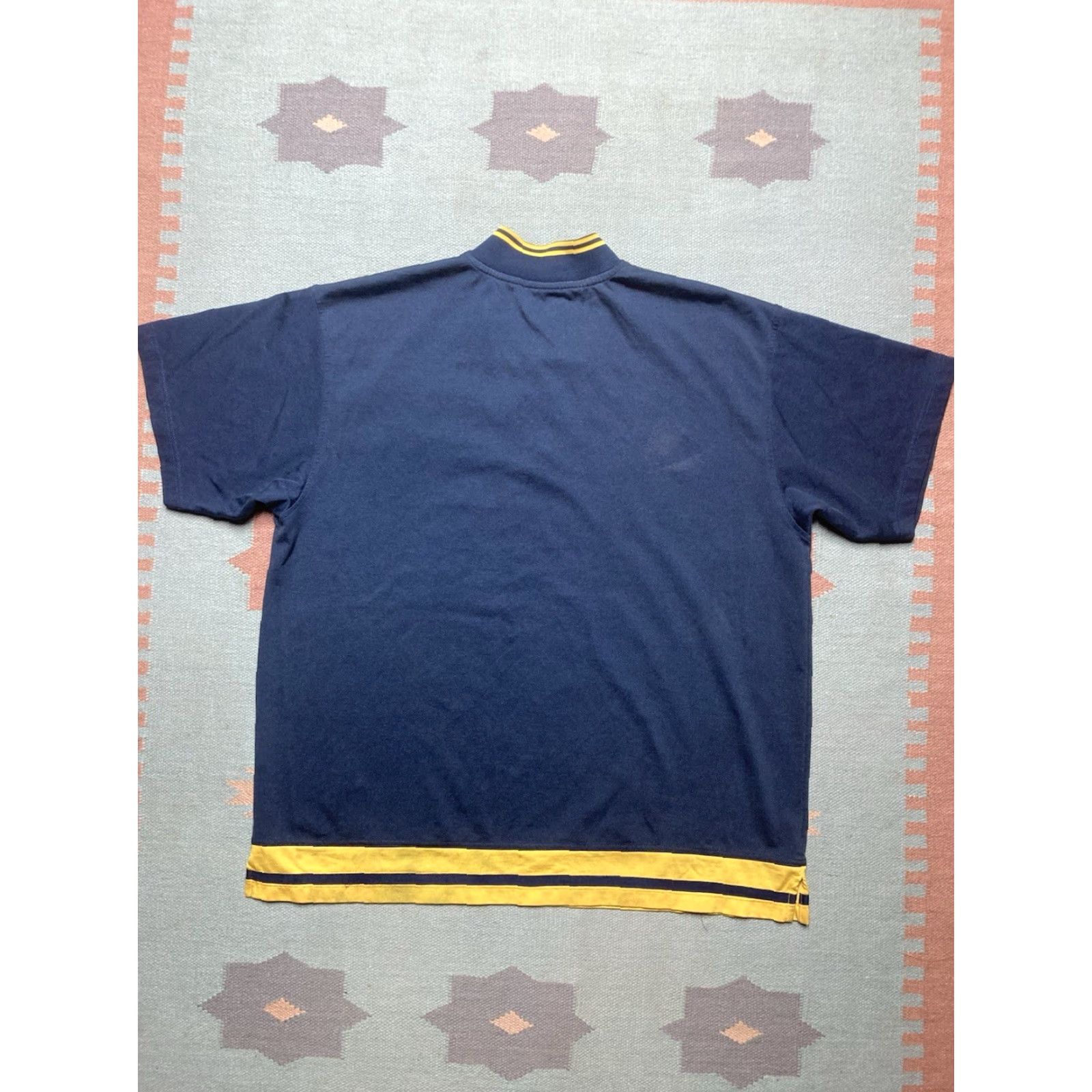 Nike VINTAGE Nike warmup shooting shirt university of Michigan basketball swoosh XXL Shirt Men Blue 2XL University 90s Mens Size US XXL / EU 58 / 5 - 6 Thumbnail