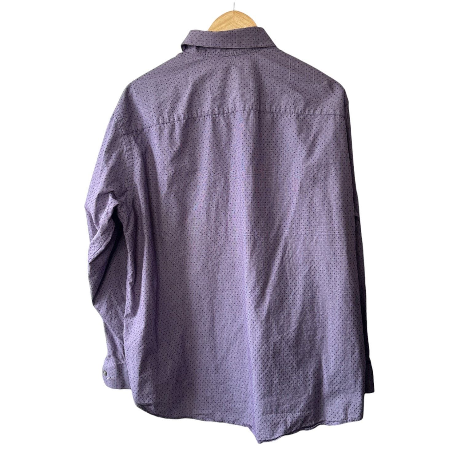 Calvin Klein Calvin Klein Purple Dot Regular Fit Shirt Men's XL 17 34/35 Size US XL / EU 56 / 4 - 7 Thumbnail