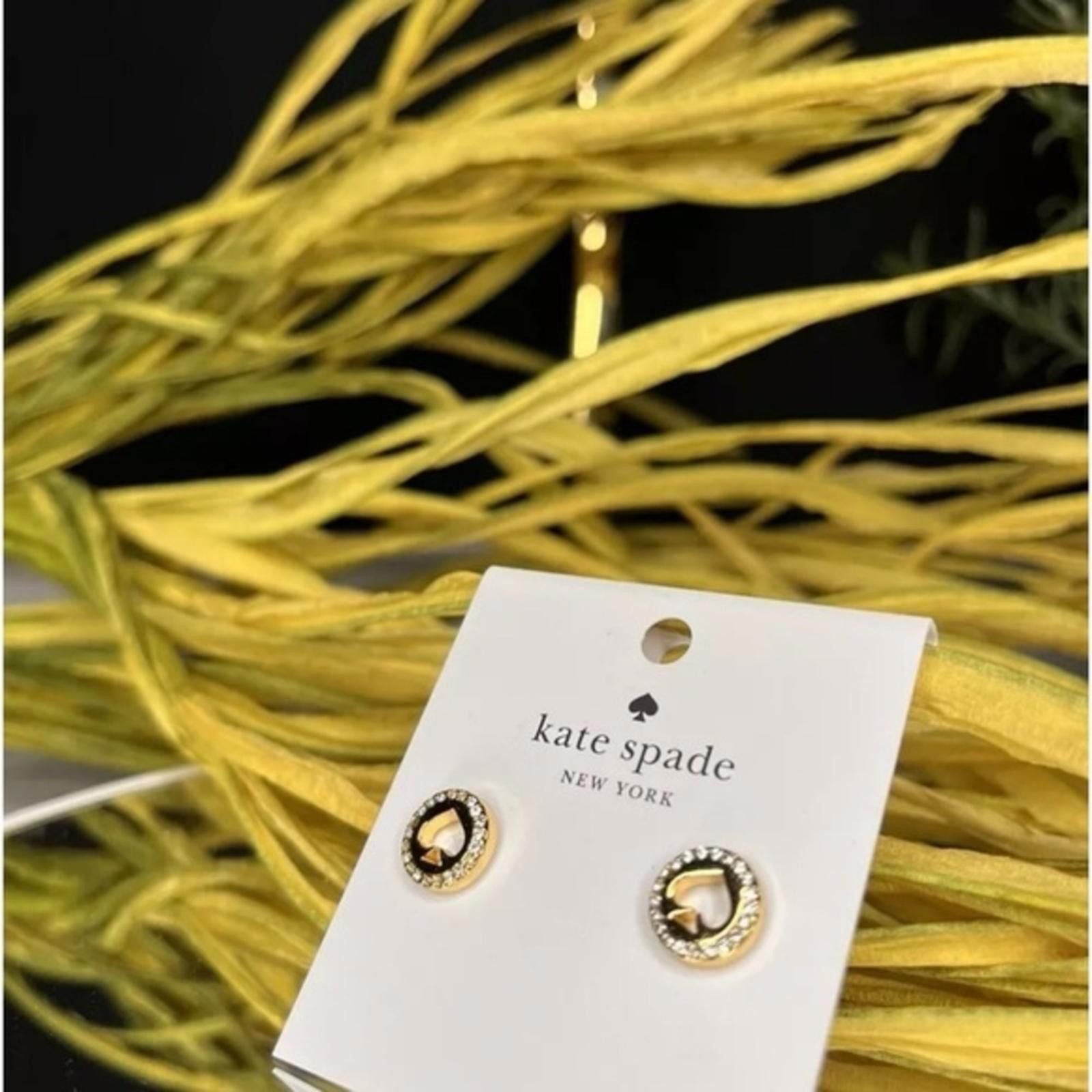 Designer Kate Spade Spot The Spade Earrings Size ONE SIZE - 1 Thumbnail