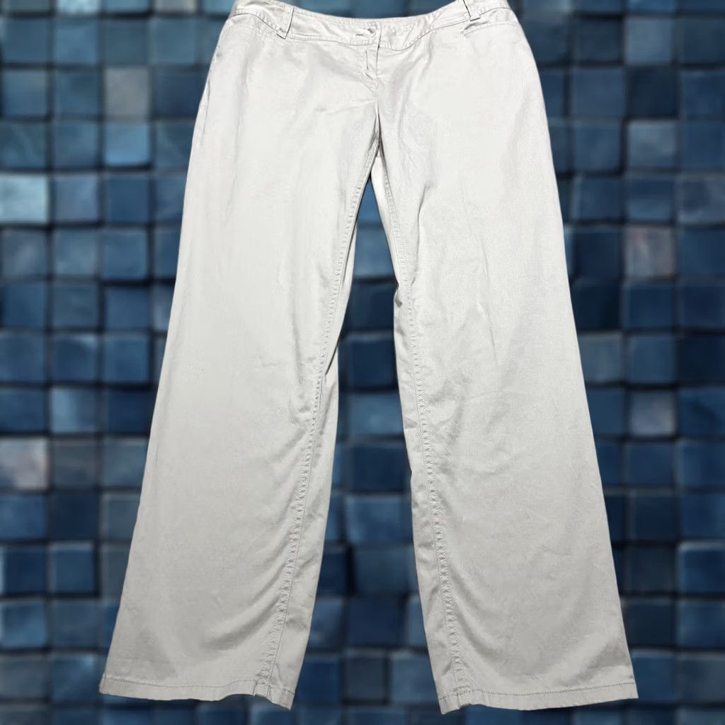 J. Jill J. Jill Womens Pants 12P Light Beige Straight Chino Mid Rise Stretch Petites Casual Travel Business Size 24" / US 00 / IT 34 - 1 Thumbnail