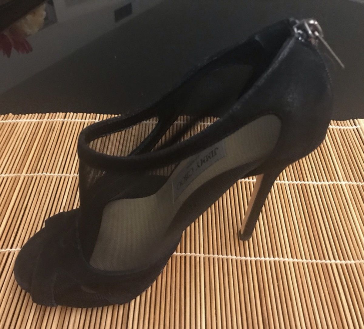 Jimmy Choo Jimmy Choo Peep Toe Heel Booties Size US 6 / IT 36 - 2 Thumbnail