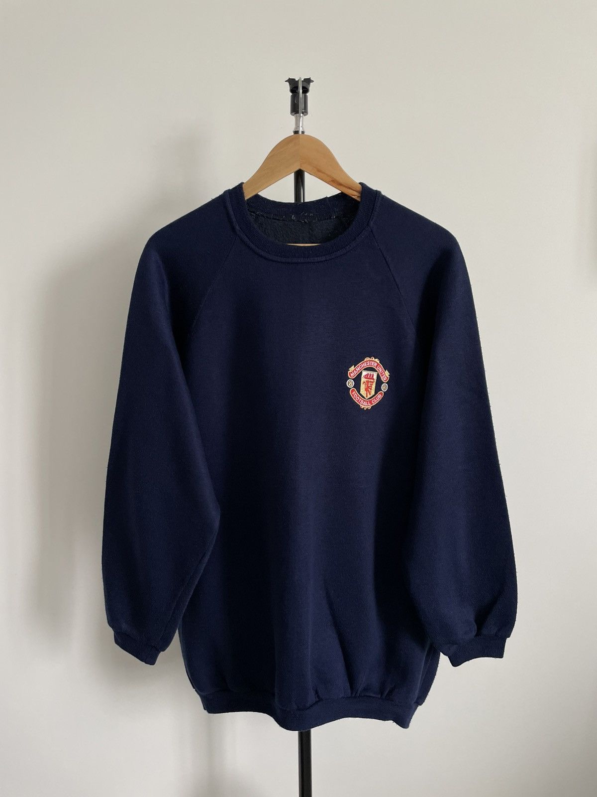 Vintage Vintage 80’s Manchester United Sweatshirt Football Jersey Size US XL / EU 56 / 4 - 1 Thumbnail
