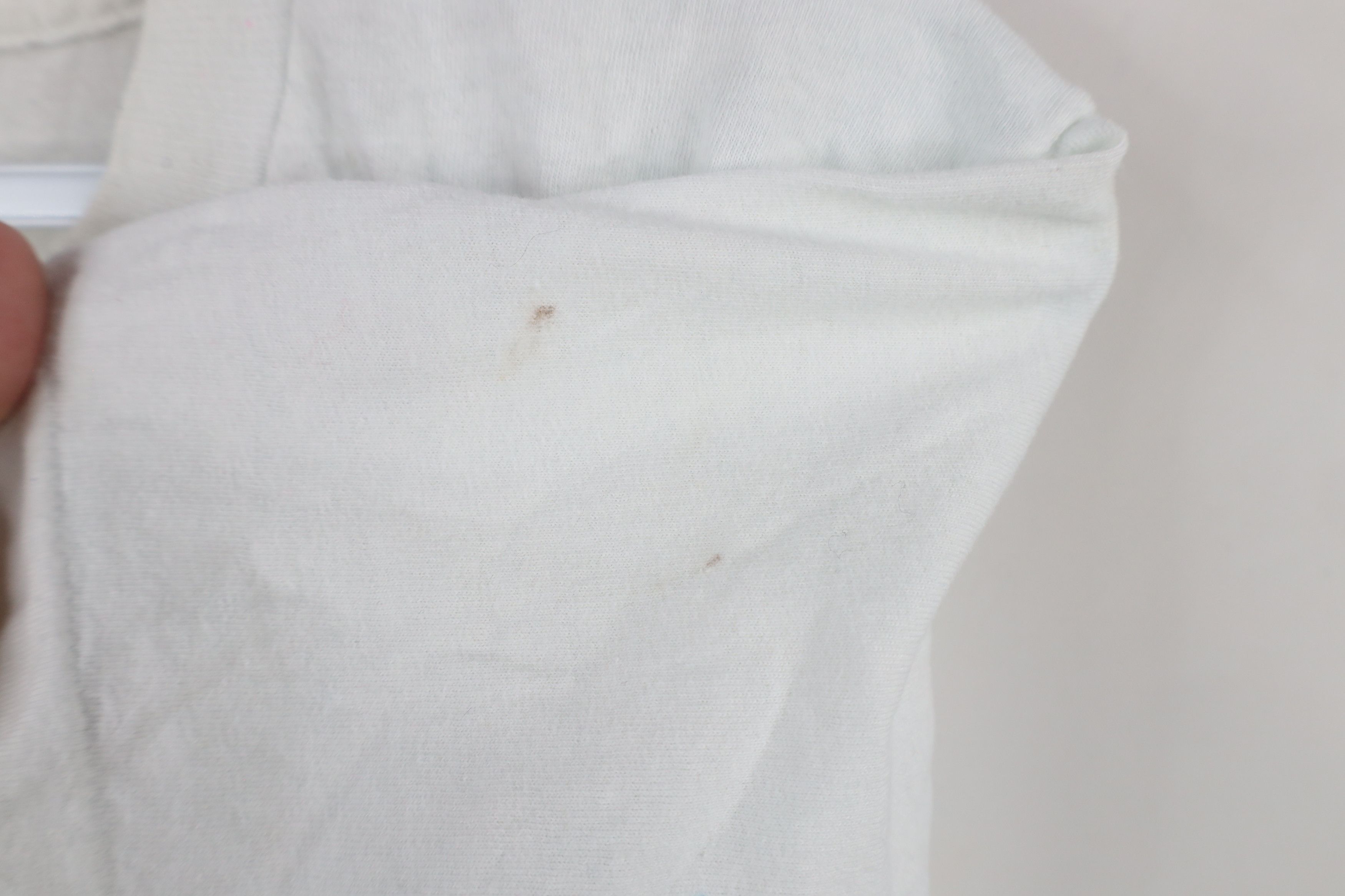 Vintage Vintage 80s 90s Streetwear Blank Cotton T-Shirt White USA Size US M / EU 48-50 / 2 - 5 Thumbnail