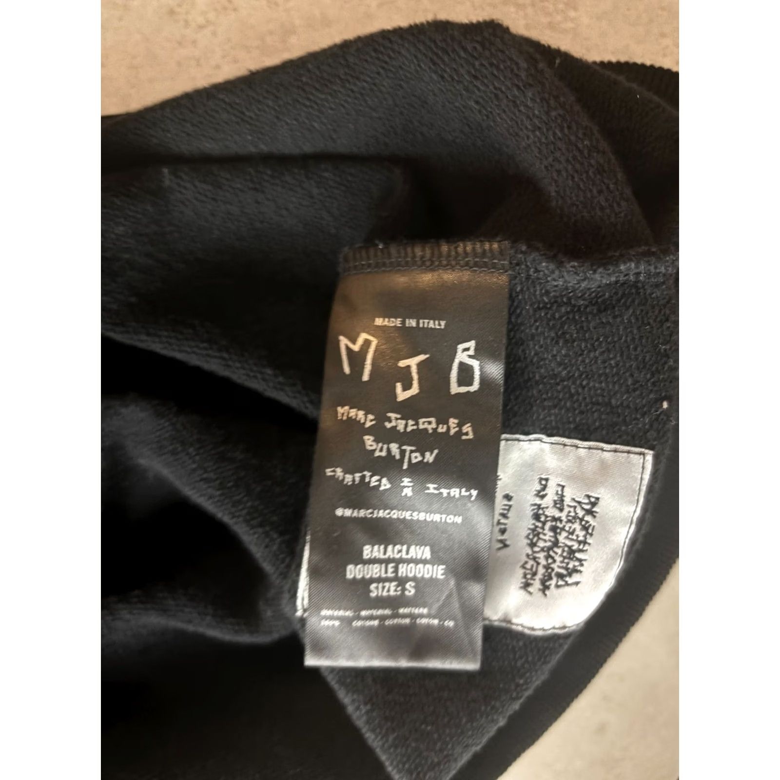 Vintage Marc Jacobs Burton MJB X Batman DOUBLE HOODIE Hoodie Small S Black Cotton Logo 90s Vintage No N/A Mens Womens Size US S / EU 44-46 / 1 - 7 Thumbnail