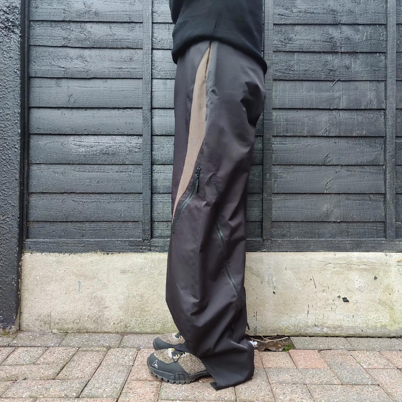 Other 49Percent Black Panelled Spliced Trousers Size US 34 / EU 50 - 3 Thumbnail