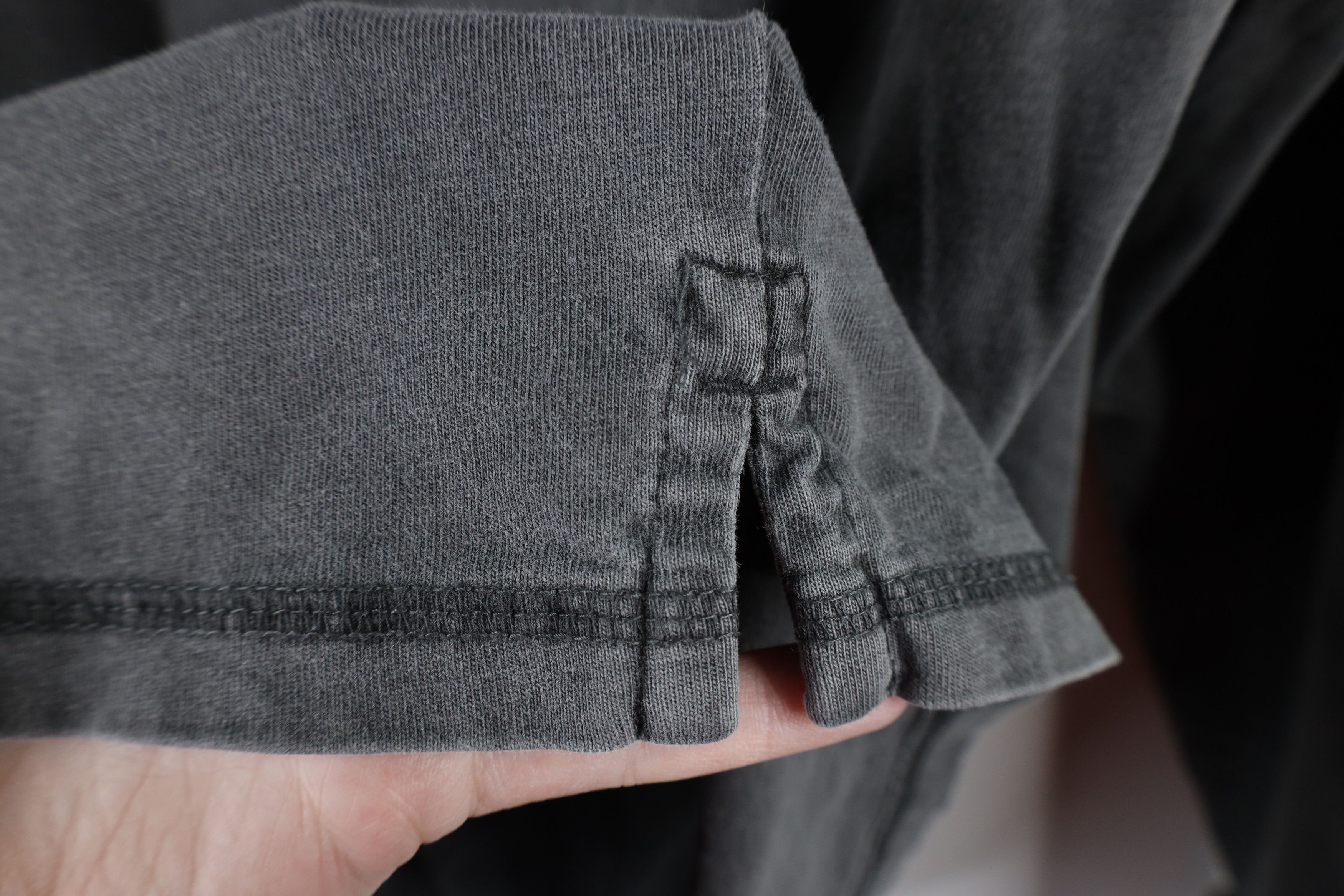 Vintage Vintage 90s Streetewar Stonewash Long Sleeve T-Shirt Gray Size US M / EU 48-50 / 2 - 8 Thumbnail