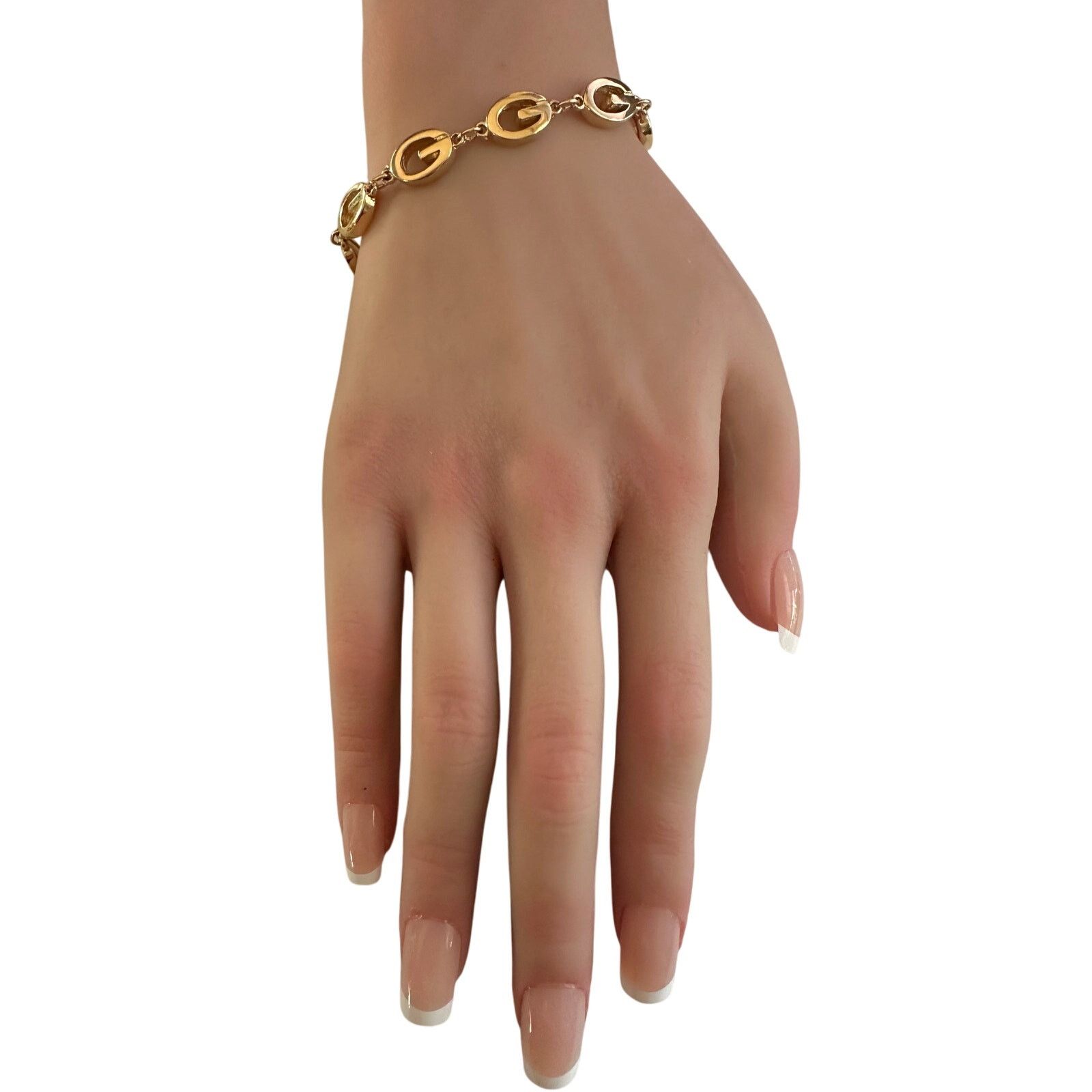Givenchy Givenchy G Link Gold Plate Bracelet Size ONE SIZE - 14 Thumbnail