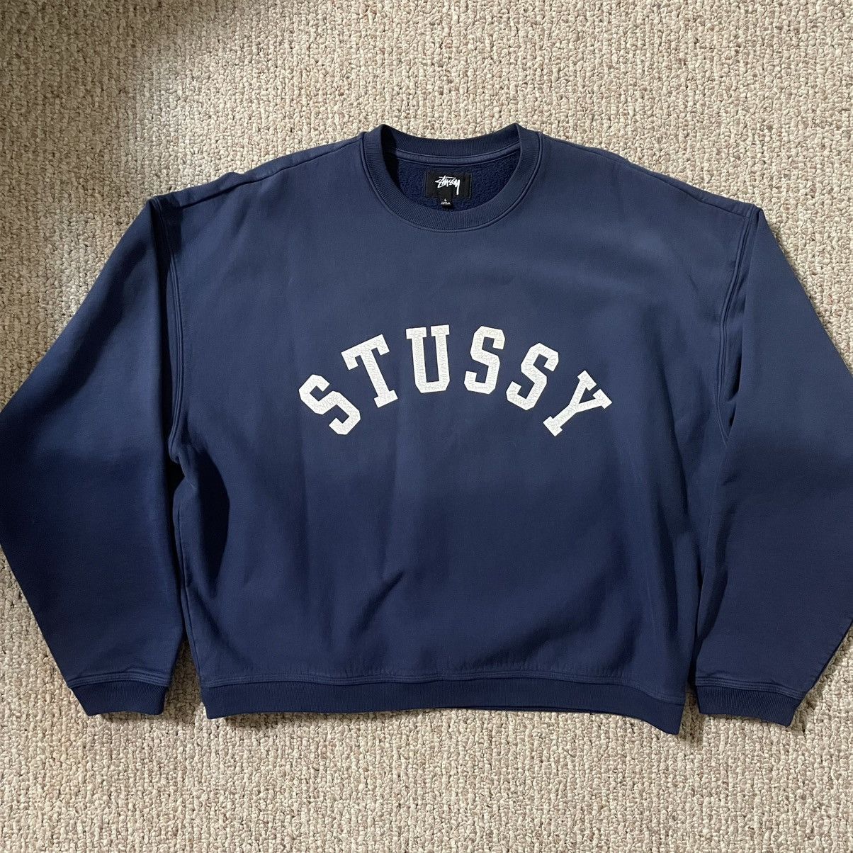 【希少】STUSSY ARCH CREW SWEAT Stussy Arch Hoodie | Grailed